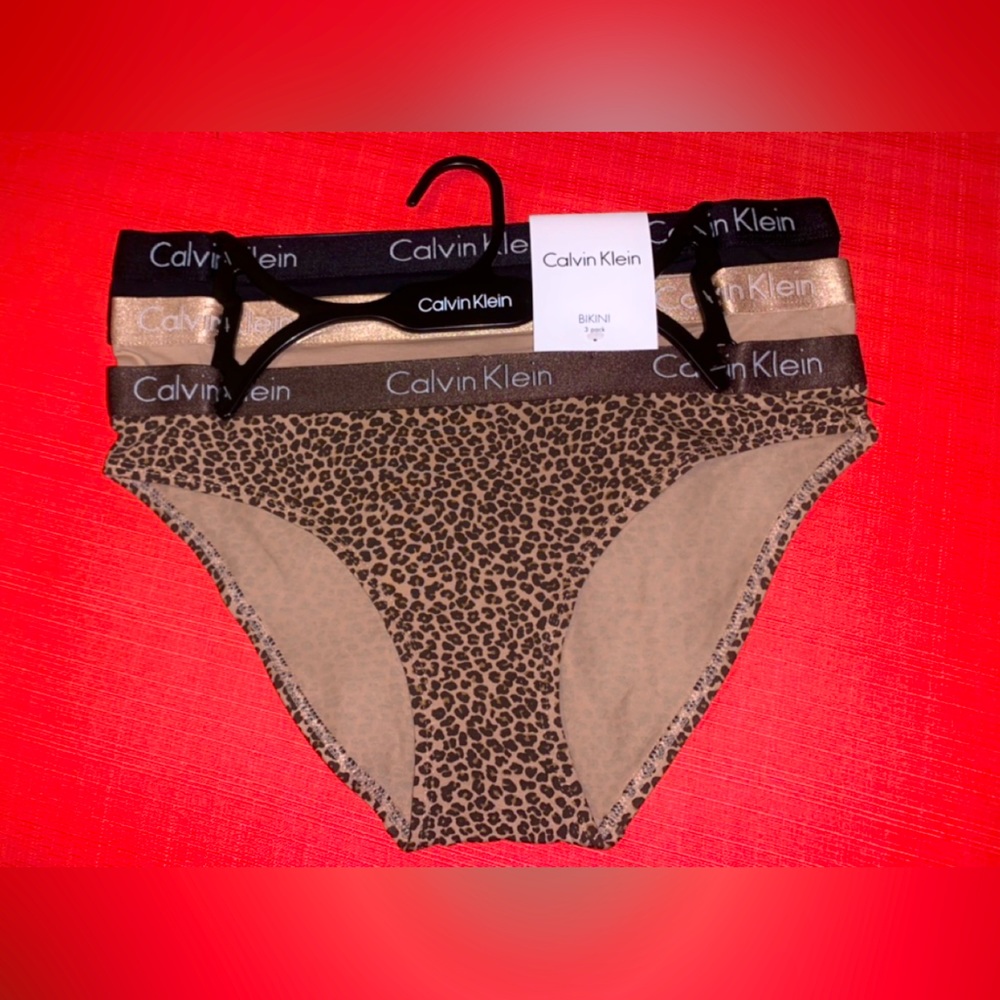 3 pack bundle of bikini Calvin Klein underwear
